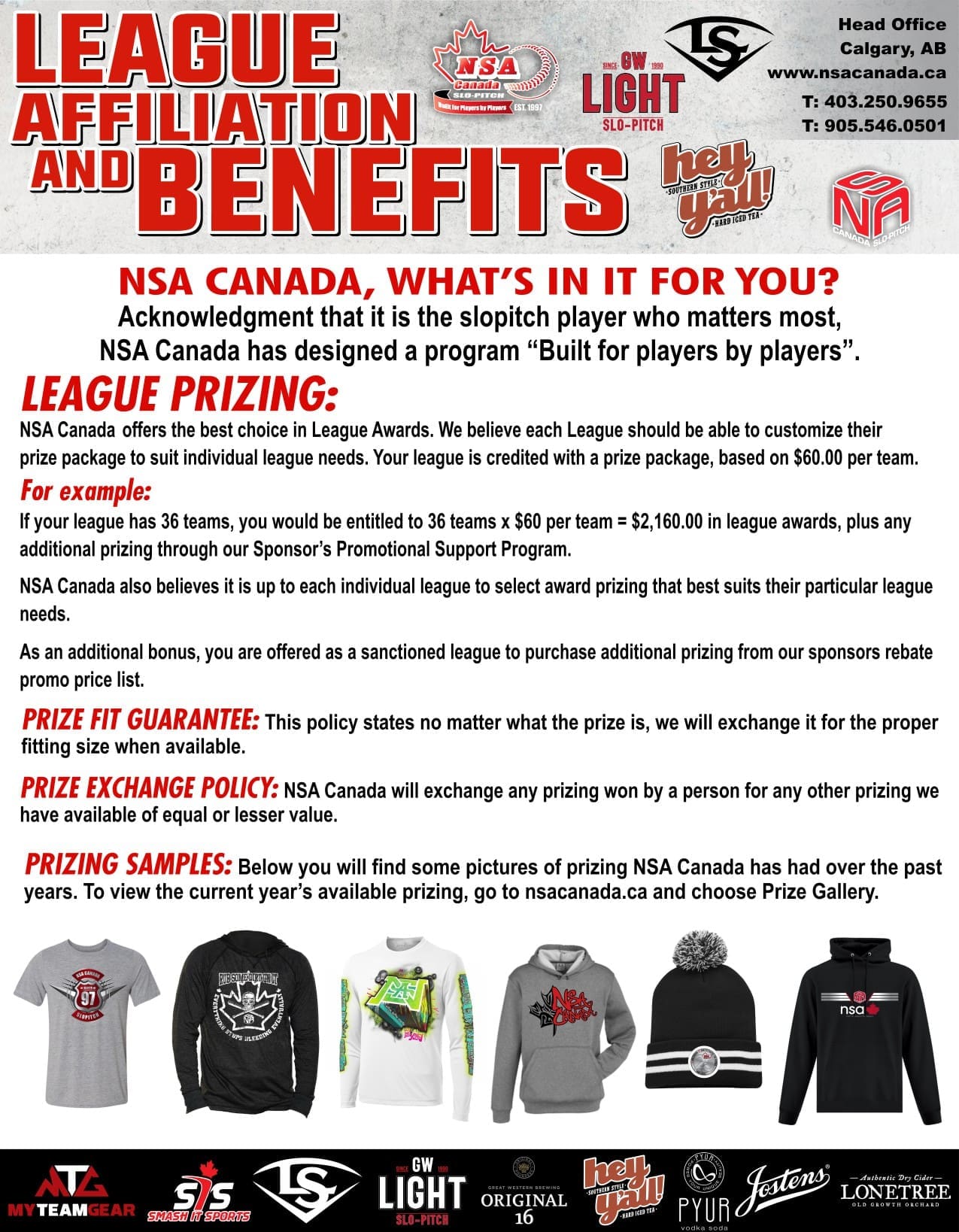 2024 League Benefits package